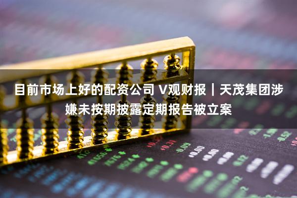 目前市场上好的配资公司 V观财报｜天茂集团涉嫌未按期披露定期报告被立案